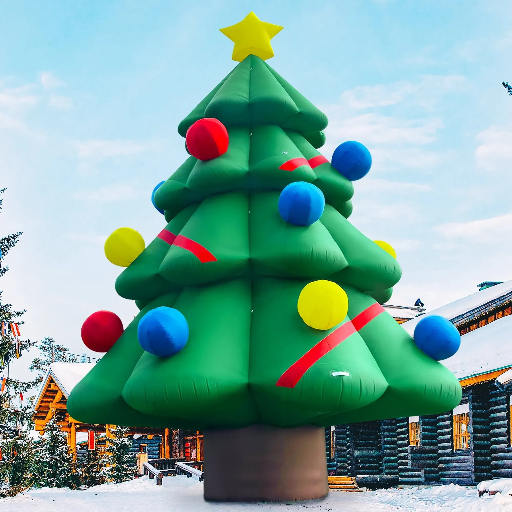26 ft Giant Inflatable Christmas Tree with Commercial-Grade Blower